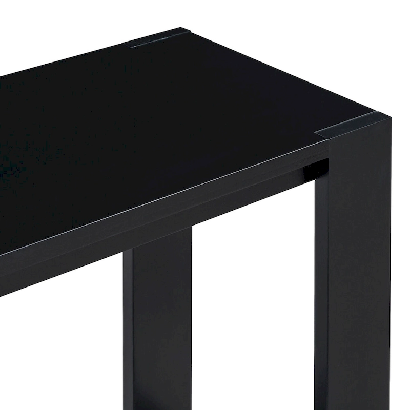 Narrow Long Entryway Console Table Side Table with Bottom Shelf