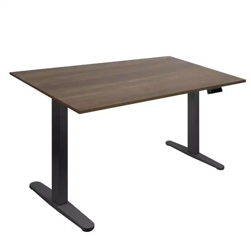 Electric Sit-Stand Desk with Tabletop, Single Motor, 55