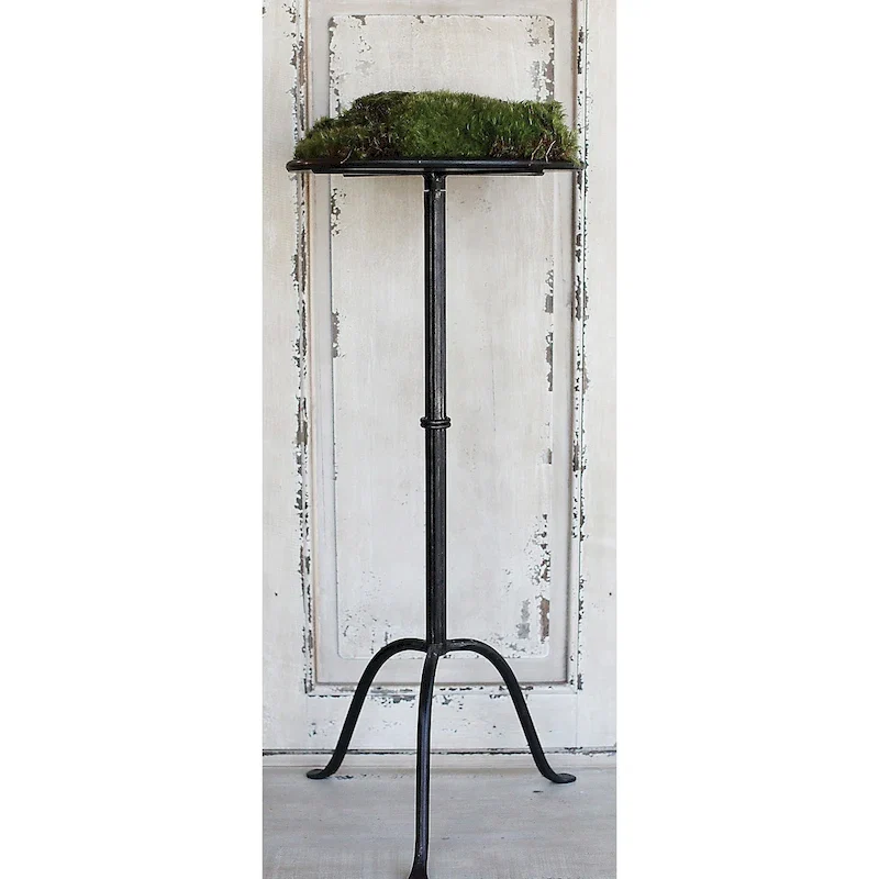 Round Metal Martini Side Table