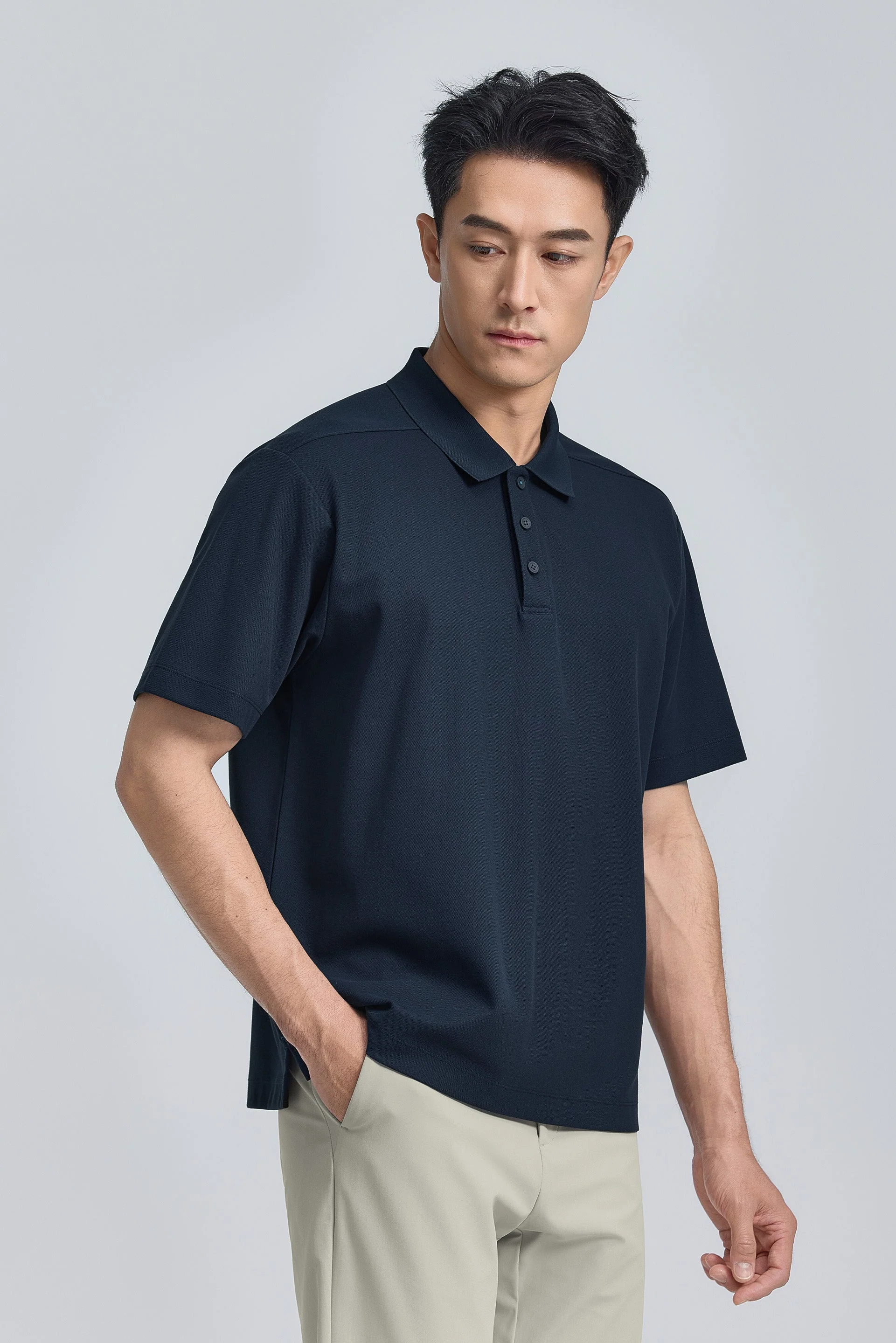 Pique Polo – Navy