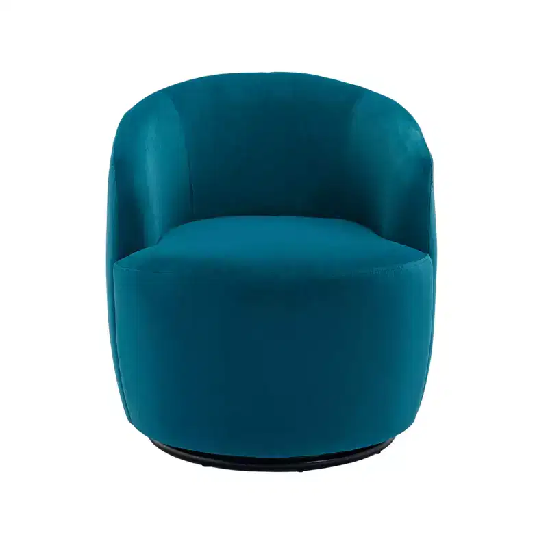 Fabric Swivel Accent Armchair Barrel Chair