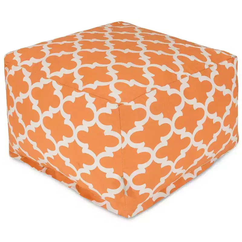 Majestic Home Goods,Ottoman Pouf Trellis
