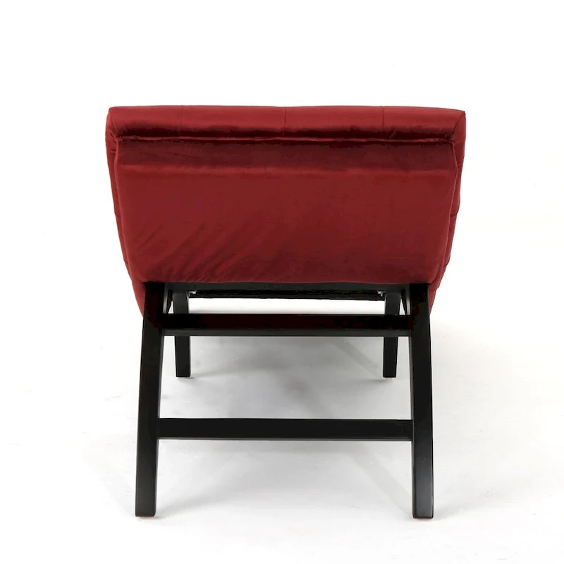 Garret Tufted Velvet Chaise Lounge by Christopher Knight Home