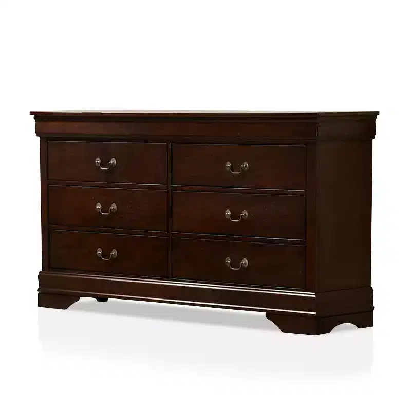 Sliver 6-Drawer Dresser, Cherry