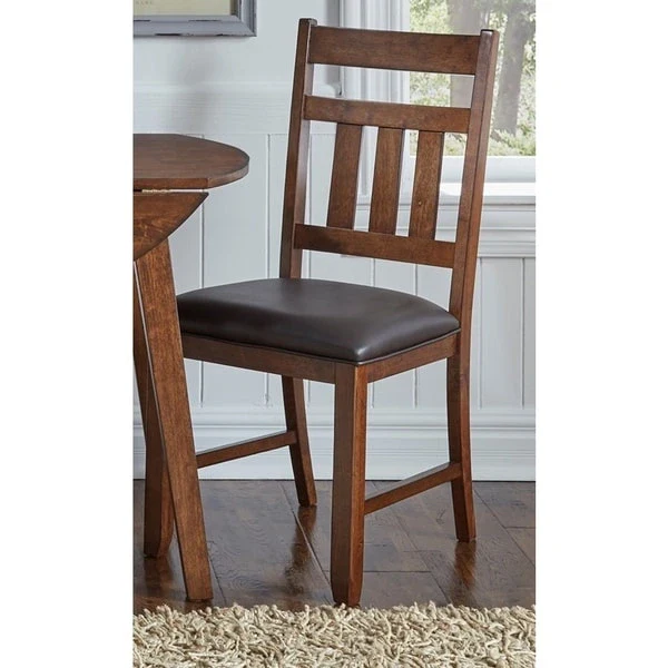 Honey Wood Dining Chairs (Set of 2)