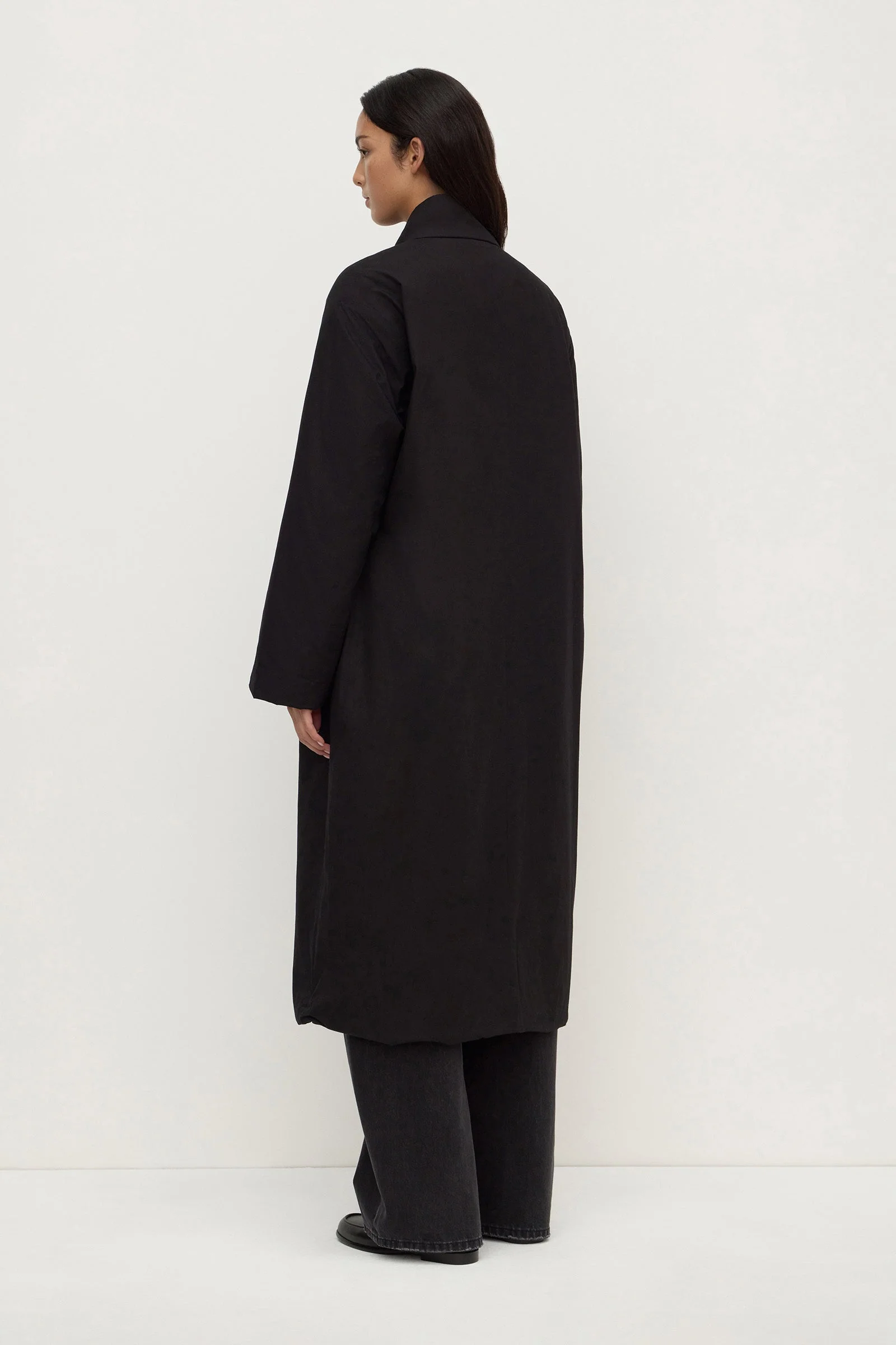 Padded Cotton Long Coat