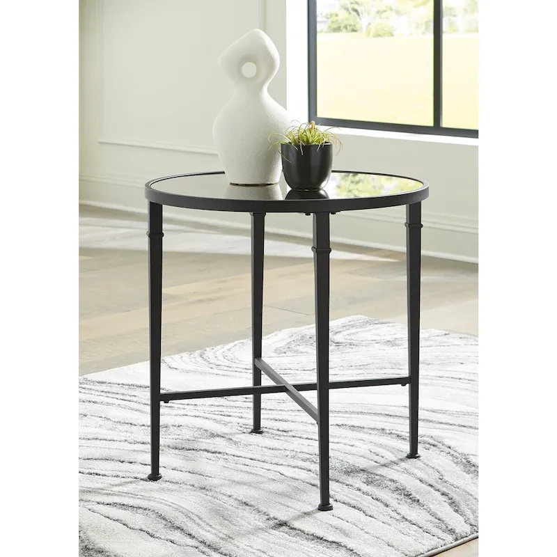 Black Accent Table - 26W x 26D x 26H