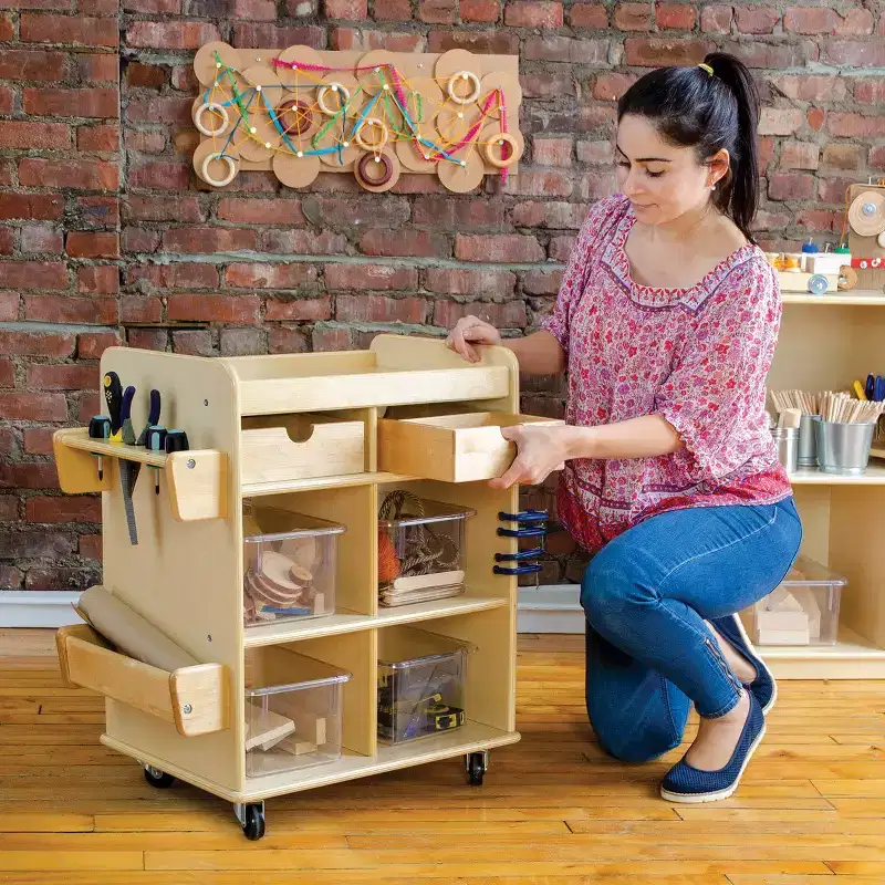 Kaplan Early Learning Utility Storage Cart