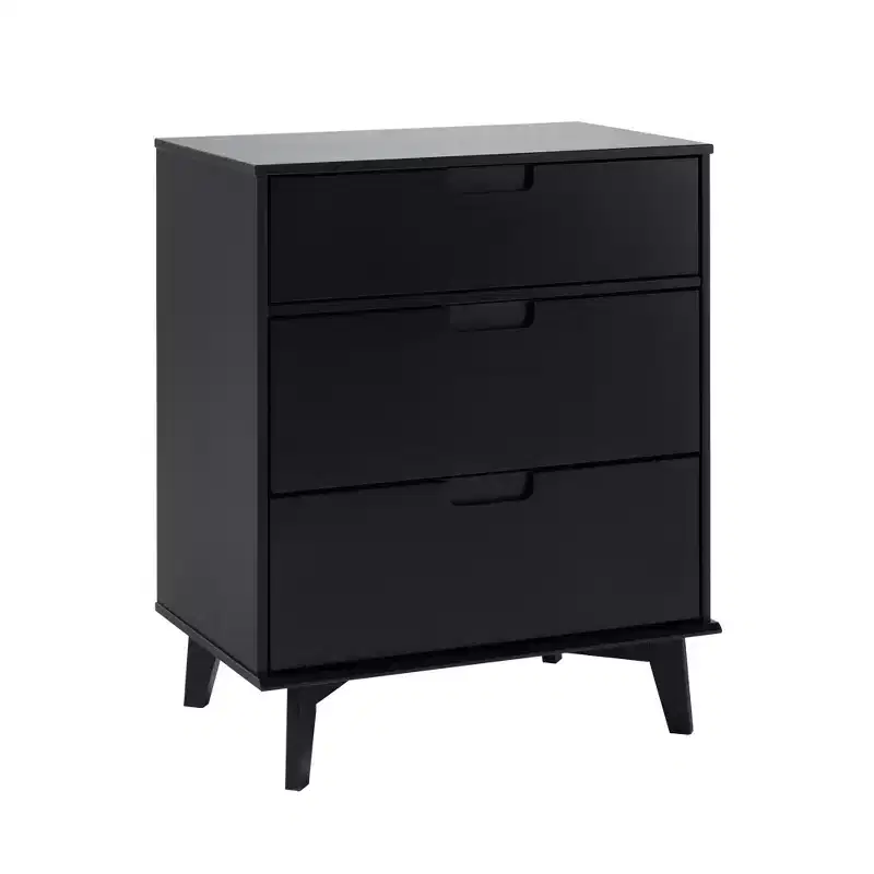 Mid-Century Modern Wood 3-Drawer Dresser - Walker Edison