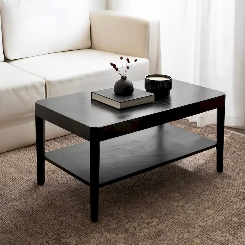 Kate and Laurel Talcott Rectangle Coffee Table