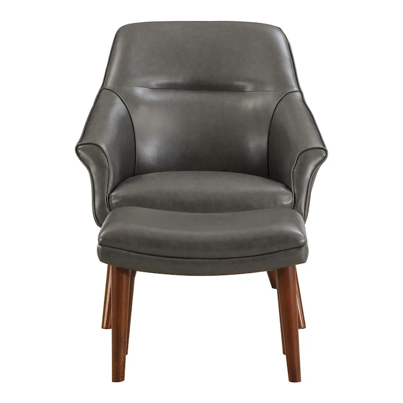 Waneta Chair and Ottoman