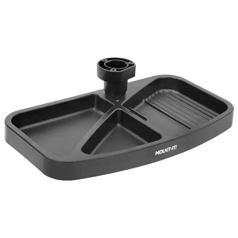 Under-Desk Swivel Storage Tray – Ergonomic Undermount Shelf for Office Supplies