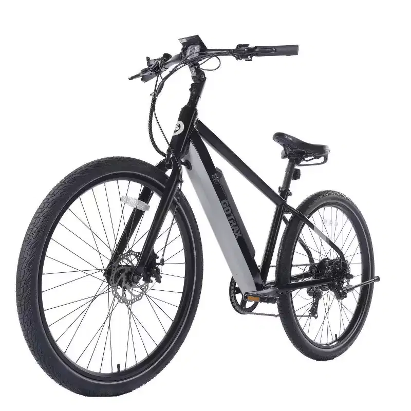 GOTRAX Adult Transfer 27.5 Step Over Electric Hybrid Bike
