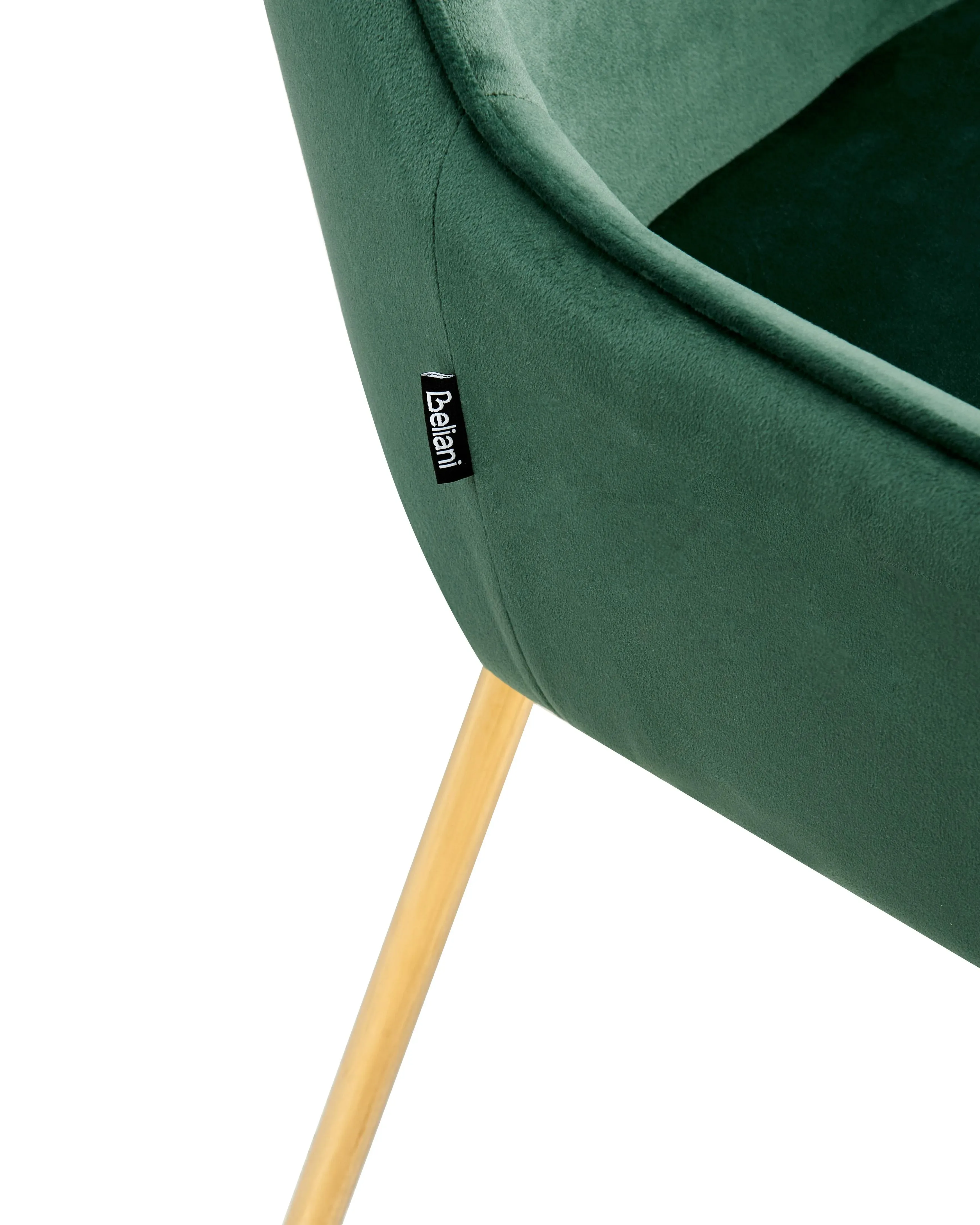 Set di 2 sedie da pranzo Velluto Verde