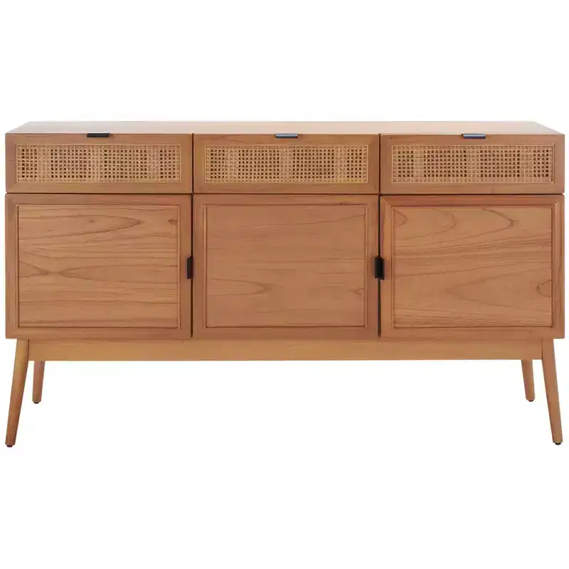Suri 3 Drawer 3 Door Side Board - MED5004 - Natural - Safavieh