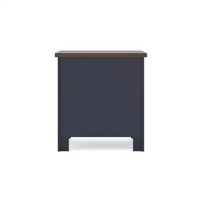 Signature Design by Ashley Landocken Two Drawer Nightstand, Blue