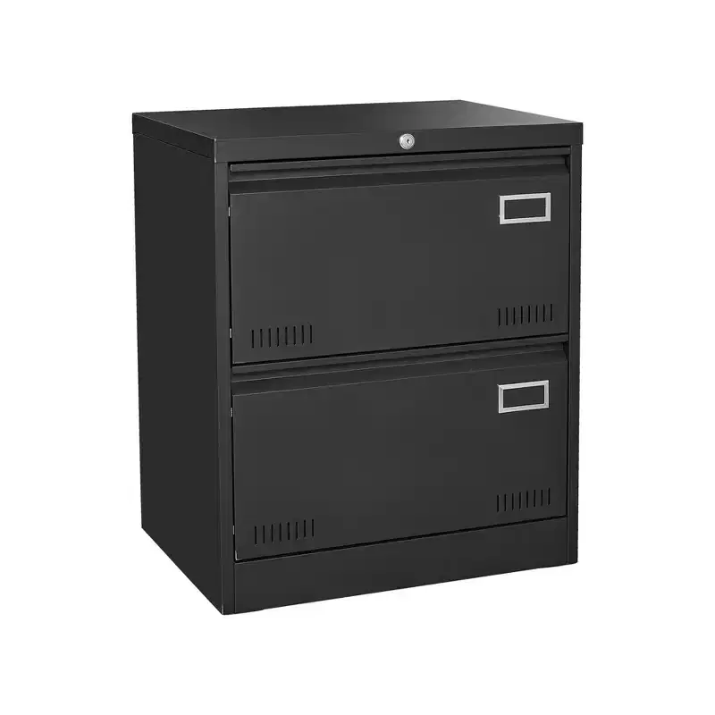 VIYET 28.5H 2-Drawer Metal Lateral File Cabinet with Lock,Fits Legal/Letter/A4, Modern Office/Home Storage