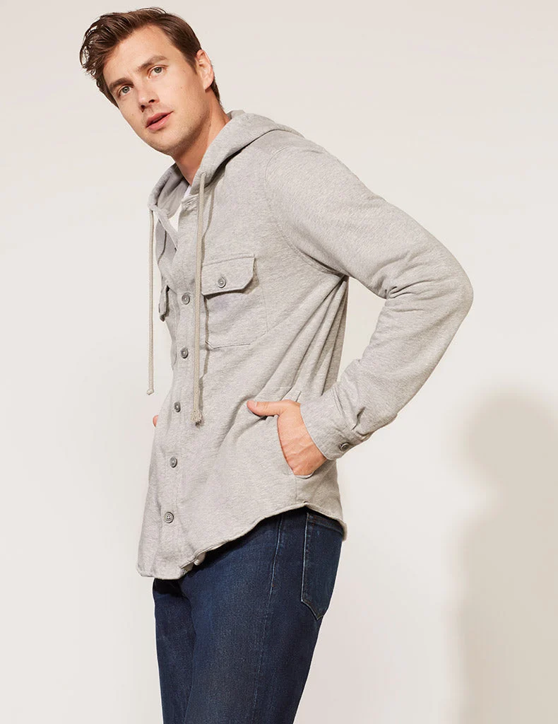 Hooded Shirt Jacket