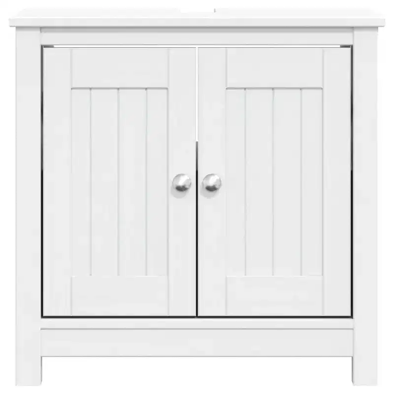 vidaXL BERG Bathroom Sink Cabinet Vanity Cabinet Cupboard Solid Wood Pine