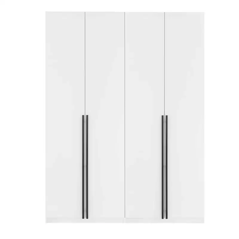 Manhattan Comfort 2pc Lee 4 Door Module Wardrobe