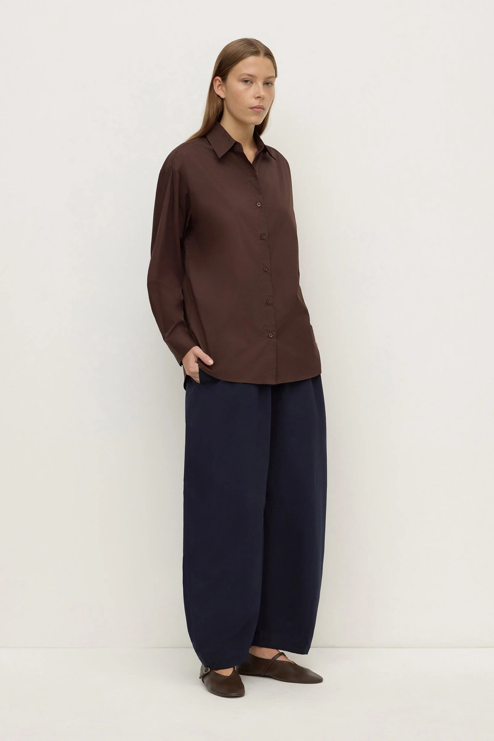 Ganache Cotton Poplin Shirt