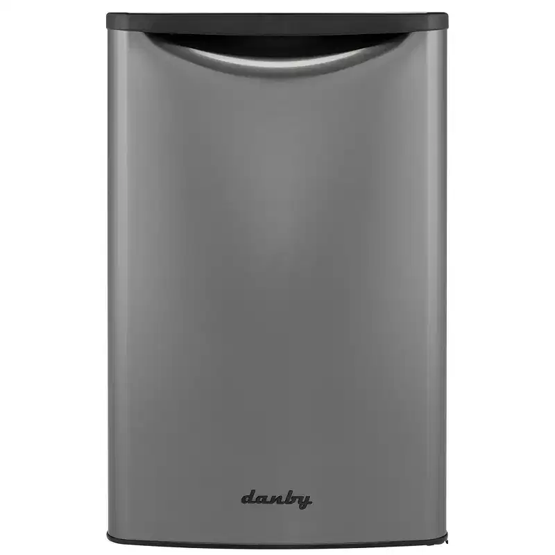 Danby 4.4 cu. ft. Contemporary Classic Compact Refrigerator in Black Stainless Steel DAR044A8BBSL