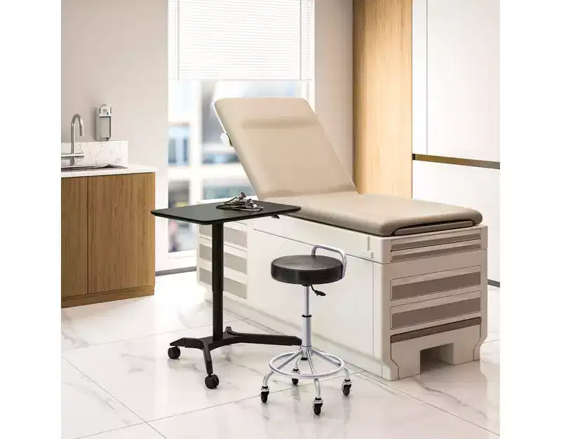 Seville Classics airLIFT XL Pneumatic Sit-Stand Mobile Desk Cart