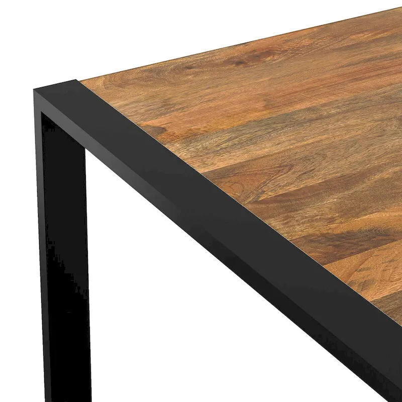 WyndenHall Phobe 66 inch x 40 inch Rectangle Modern Industrial Dining Table - 66 inches wide