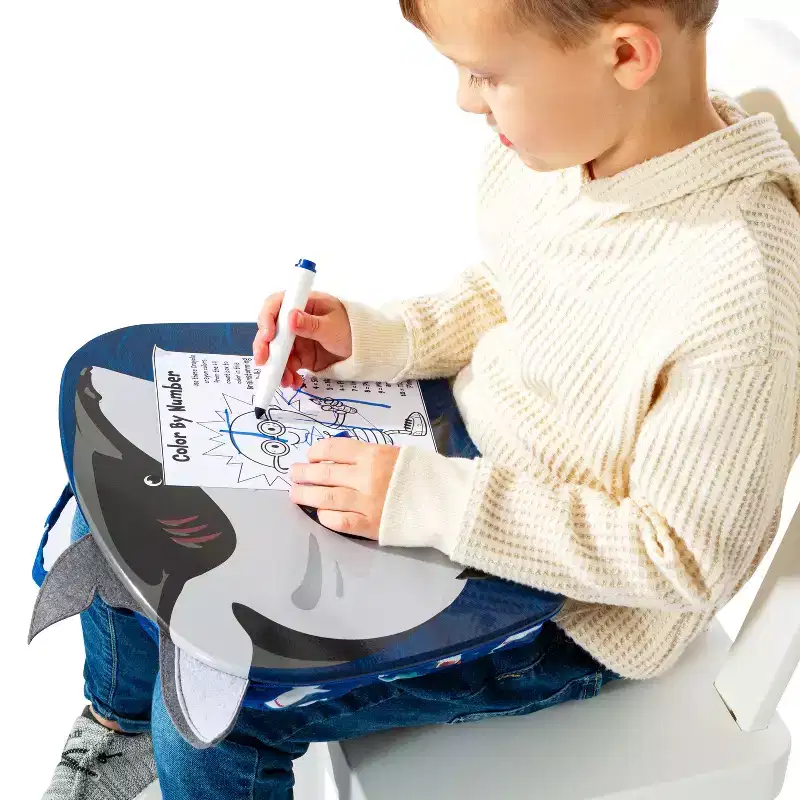 Kids Animal Lap Desk with Microbead Cushion
