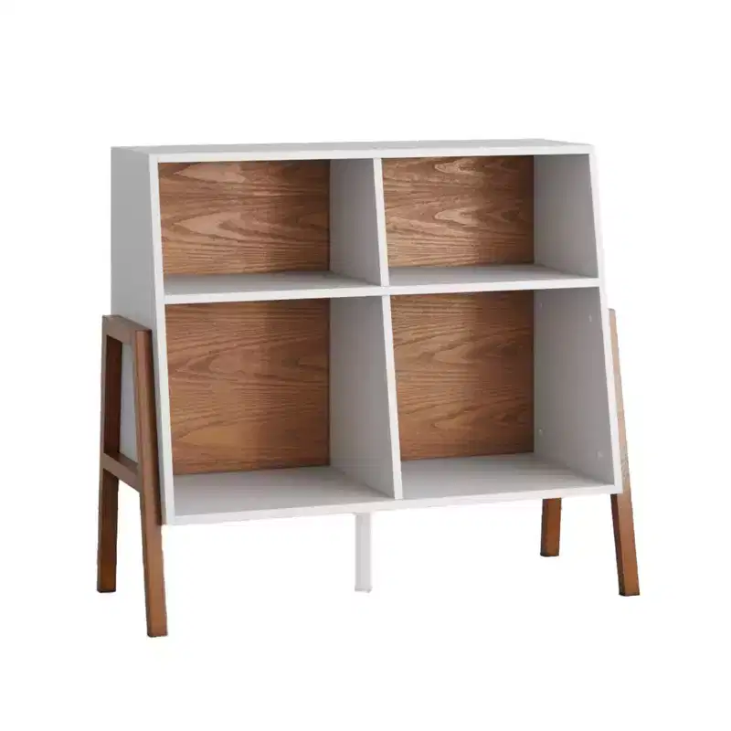 Nathan James Set of 4 Telos Cubby Console White