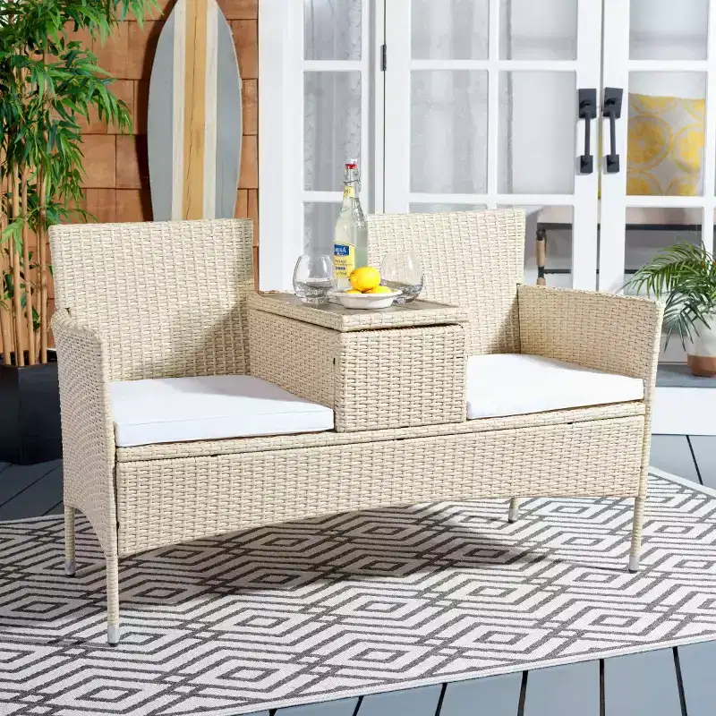 Viora Loveseat - Outdoor - PAT7710 - Safavieh