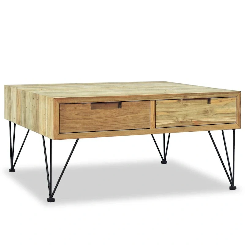 Coffee Table 31.5  x31.5  x15.7   Solid Teak