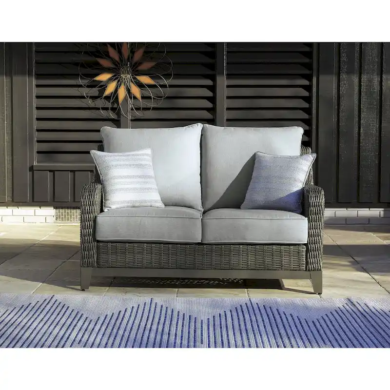 Signature Design by Ashley Elite Park Outdoor Loveseat - 57W x 36D x 33H