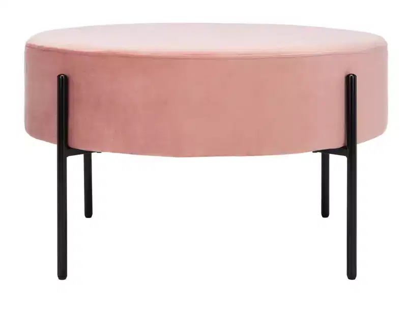 Lisbon Round Cocktail Ottoman - OTT6203 - Safavieh