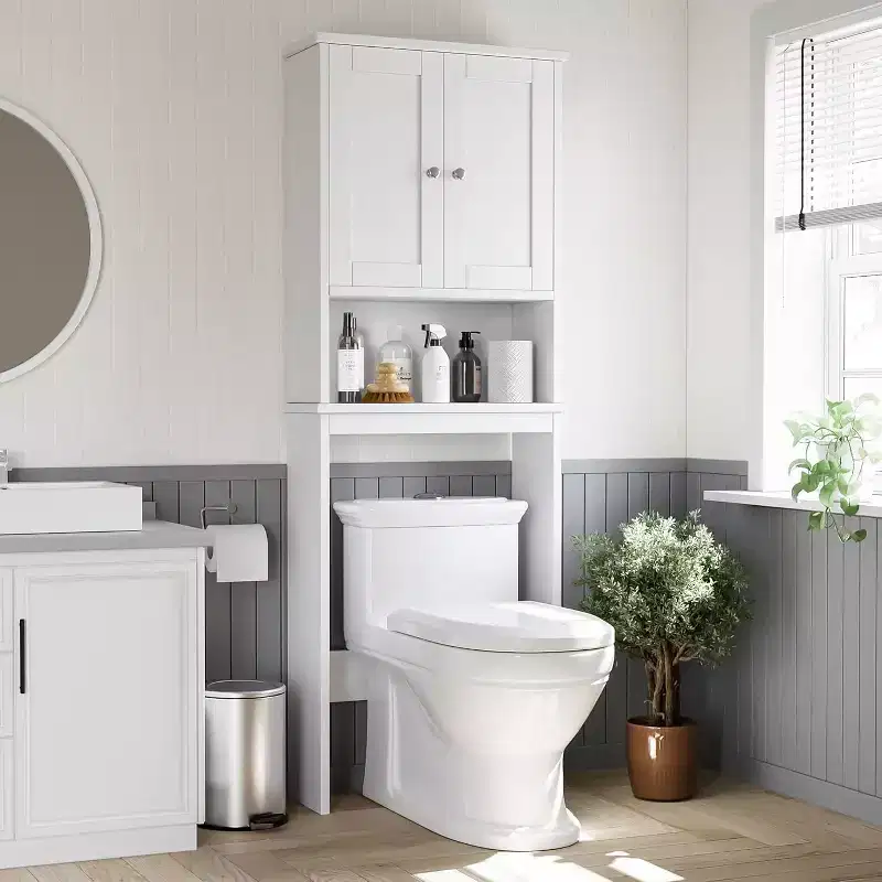 Dcolora Over The Toilet Storage Cabinet(White)