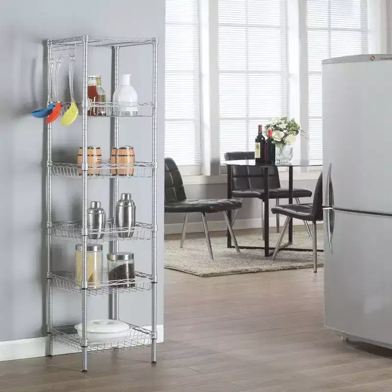 Karl Home 13.39in.W Metal Shelving Unit