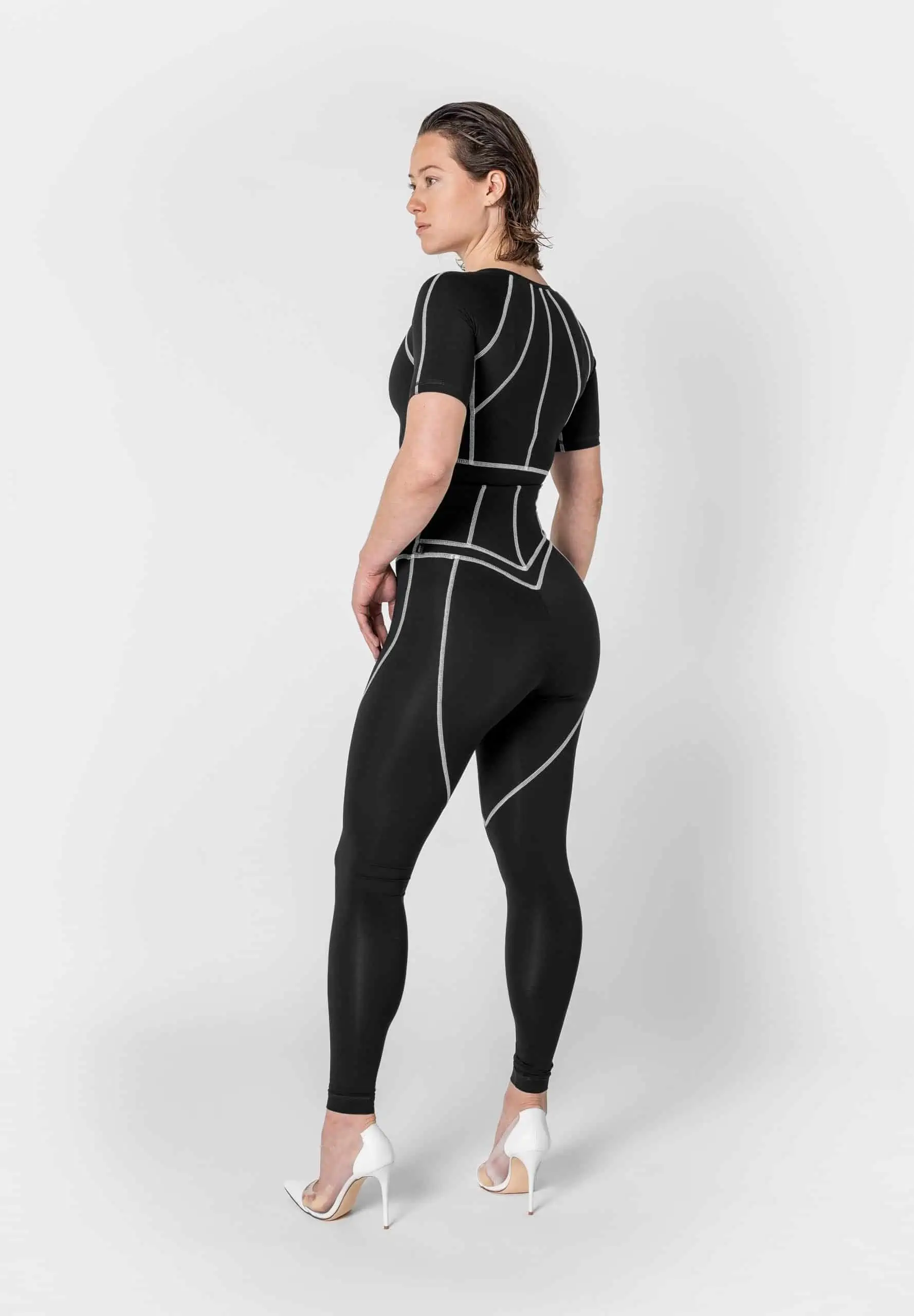 Contrast Stitch Leggings