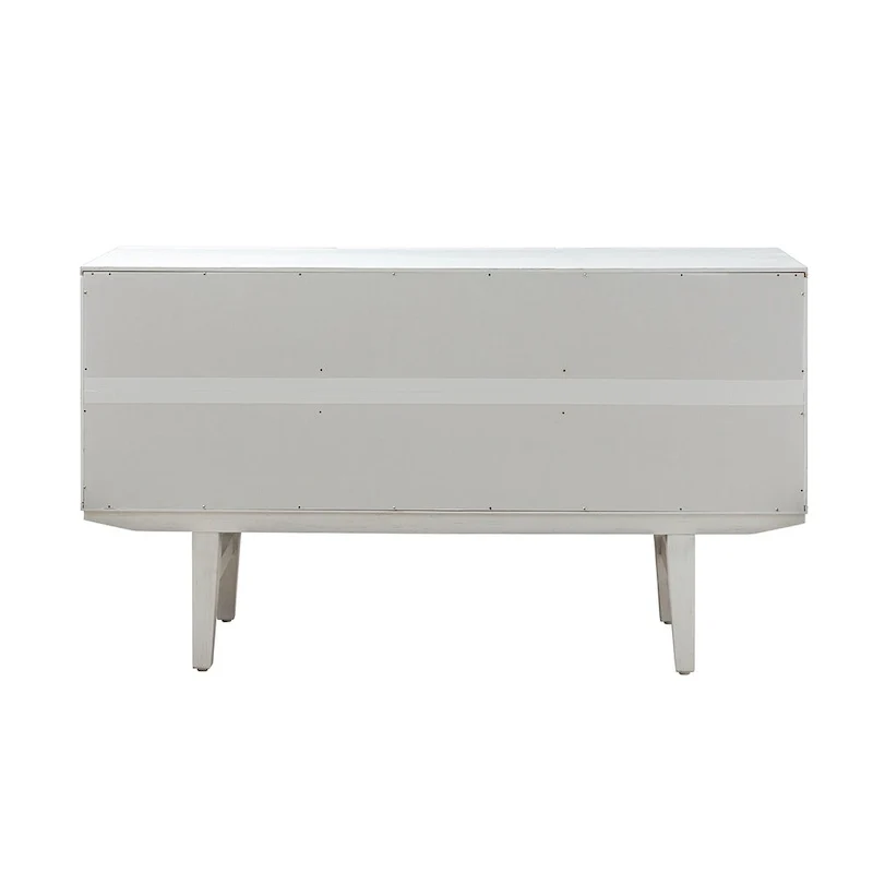 Modern Carved Geometric Patterns Sideboard