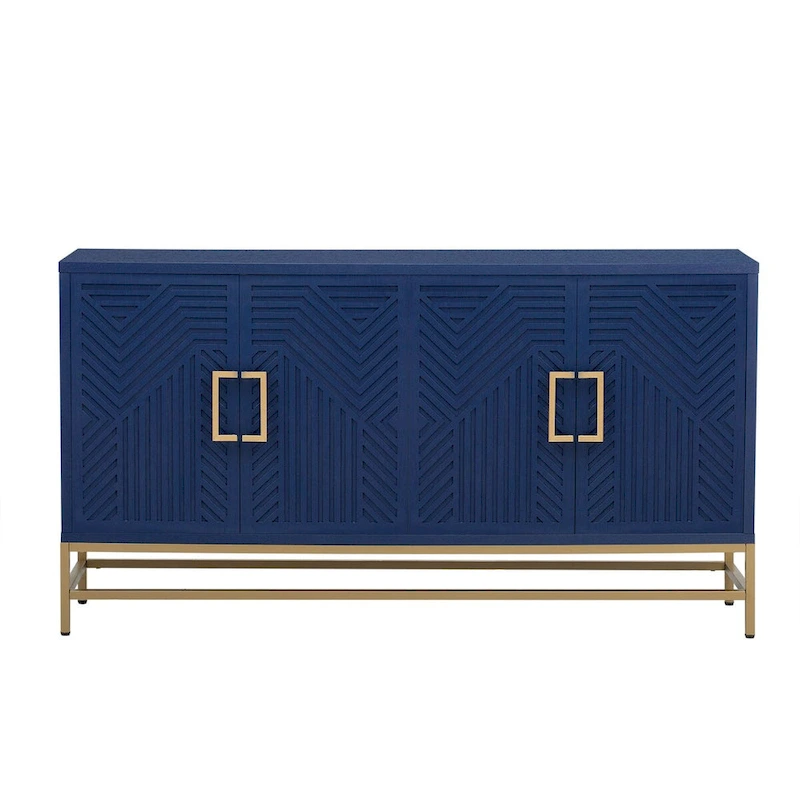 Retro Style Sideboard with Adjustable Shelves