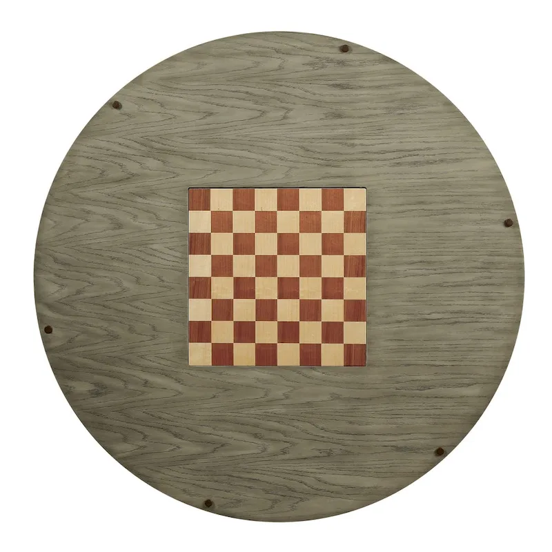 Nami Traditional Grey Solid Wood Game Table by Furniture of America