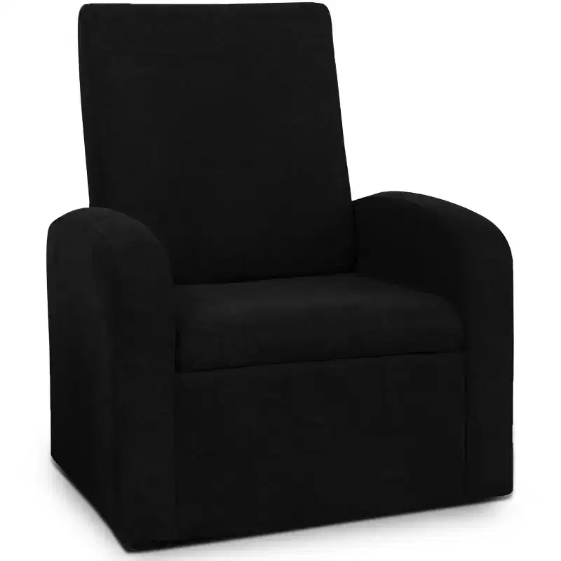 Stash Comfy Kids Sofa Chair Cute toddler chair with toy storage chest for boys and girls Black Uncaged Ergonomics