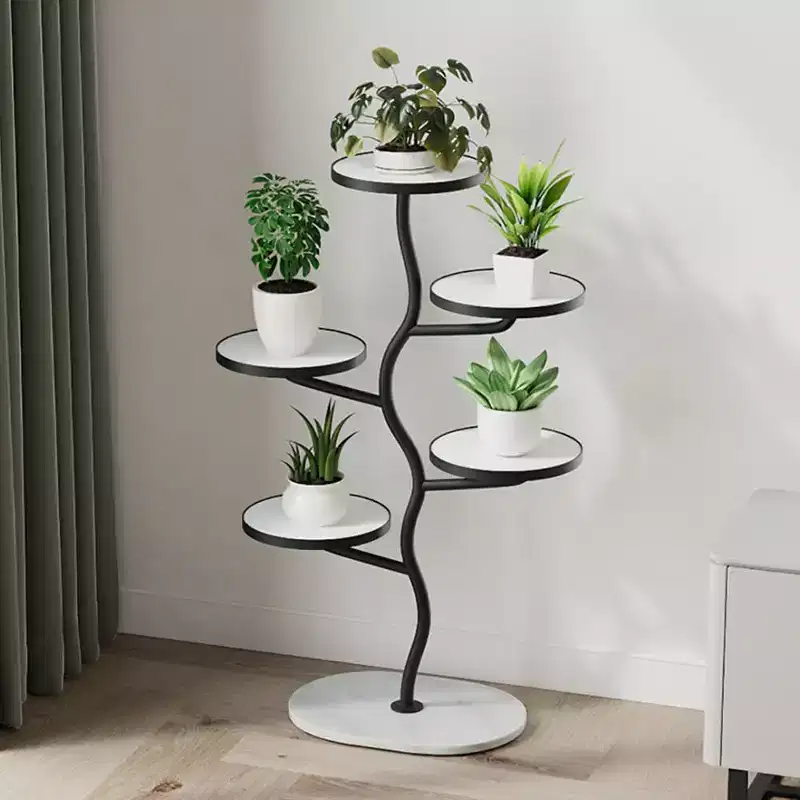 Metal Plant Stand, Multi-Layer Indoor Flower Stand Corner Plant Shelf Flower Pot Holder Tall Planter Holder Shelf Rack For Patio Living Room