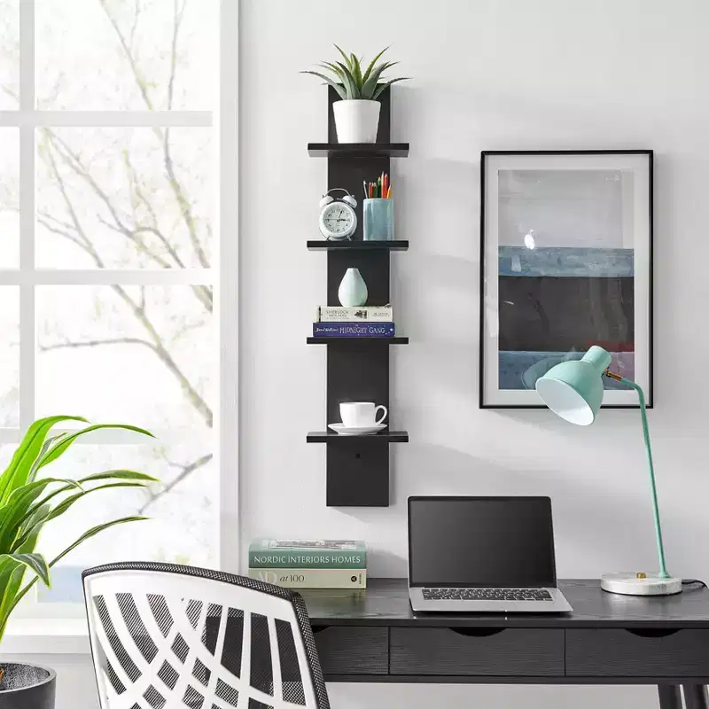 39.5 x 9 Utility 4-Tier Column Spine Shelf