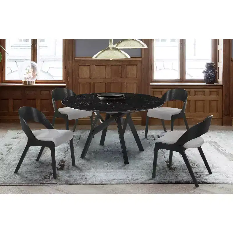 Set of 2 Polly Mid-Century Upholstered Dining Chairs - Armen Living