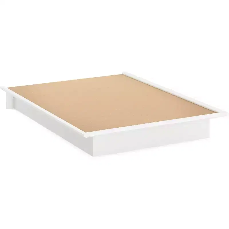 HomeStock Platform Beds (No Headboard) made of Particle Board Bed Frame