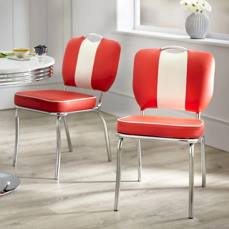 Retro Dining Chairs (Set of 2)