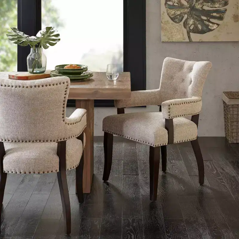 Set of 2 Brooklyn Dining Armchair Cream