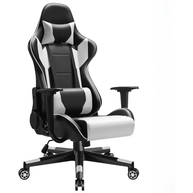 BALHAM TRADE-PU Leather Gaming Chair High Back Office Chair Adjustable Swivel Computer Desk Chair with Headrest