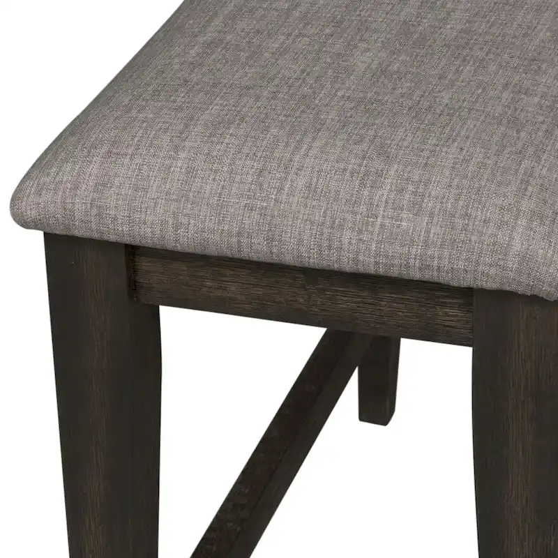 Double Bridge Dark Chestnut Counter Bench