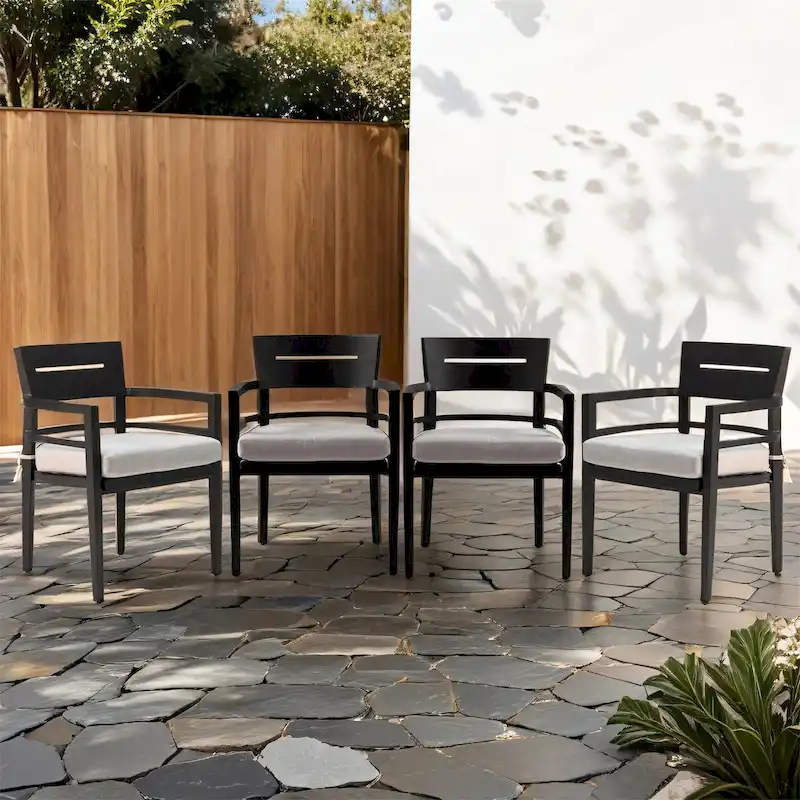 Outdoor Patio Dining Chairs 4PCS